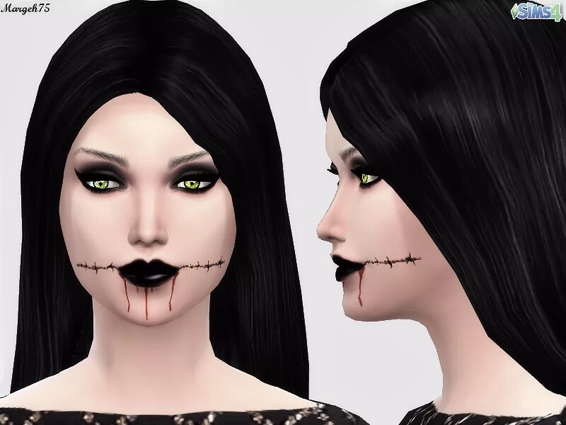 Мод симс вредные привычки. Симс 4 грим Джеффа убийцы. SIMS 4 когти. Улыбка Джеффа убийцы симс 4.