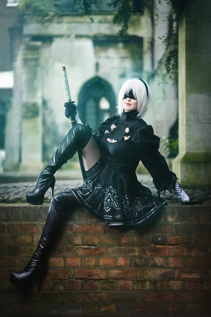 Yorha 2b косплей. NIER 2b косплей. 2 B NIER Automata.