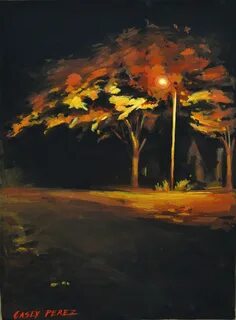 Ночь осень рисунки