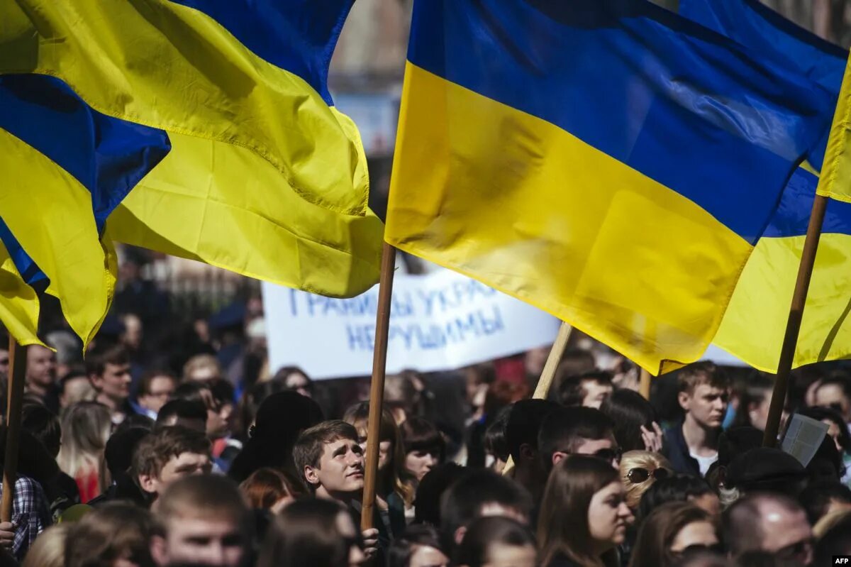 Украина. Свободу Украине. Митинг Украина. Жители Украины.