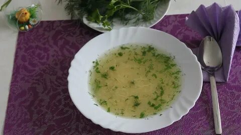 Суп с паутинкой
