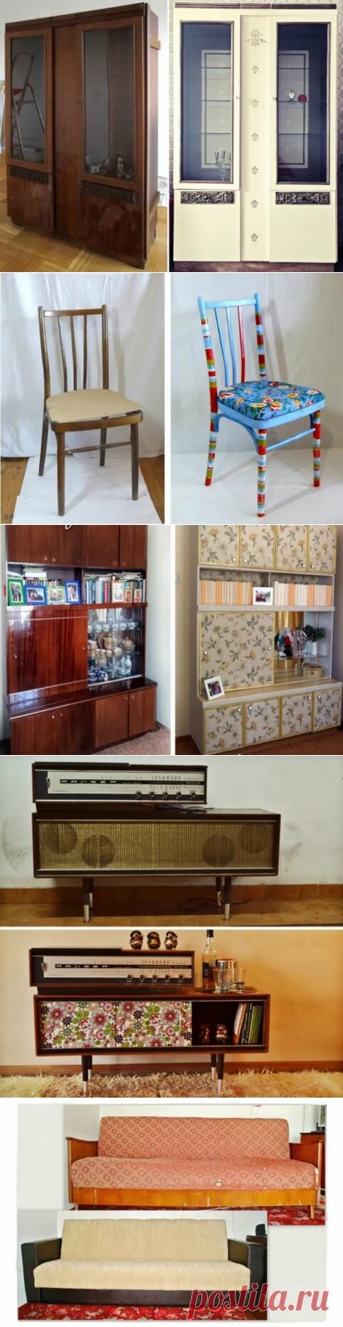 Декорация старой мебели. Переделка старой мебели. Переделка старой мебели. Декорируем старый шкаф. Преобразить старый комод.