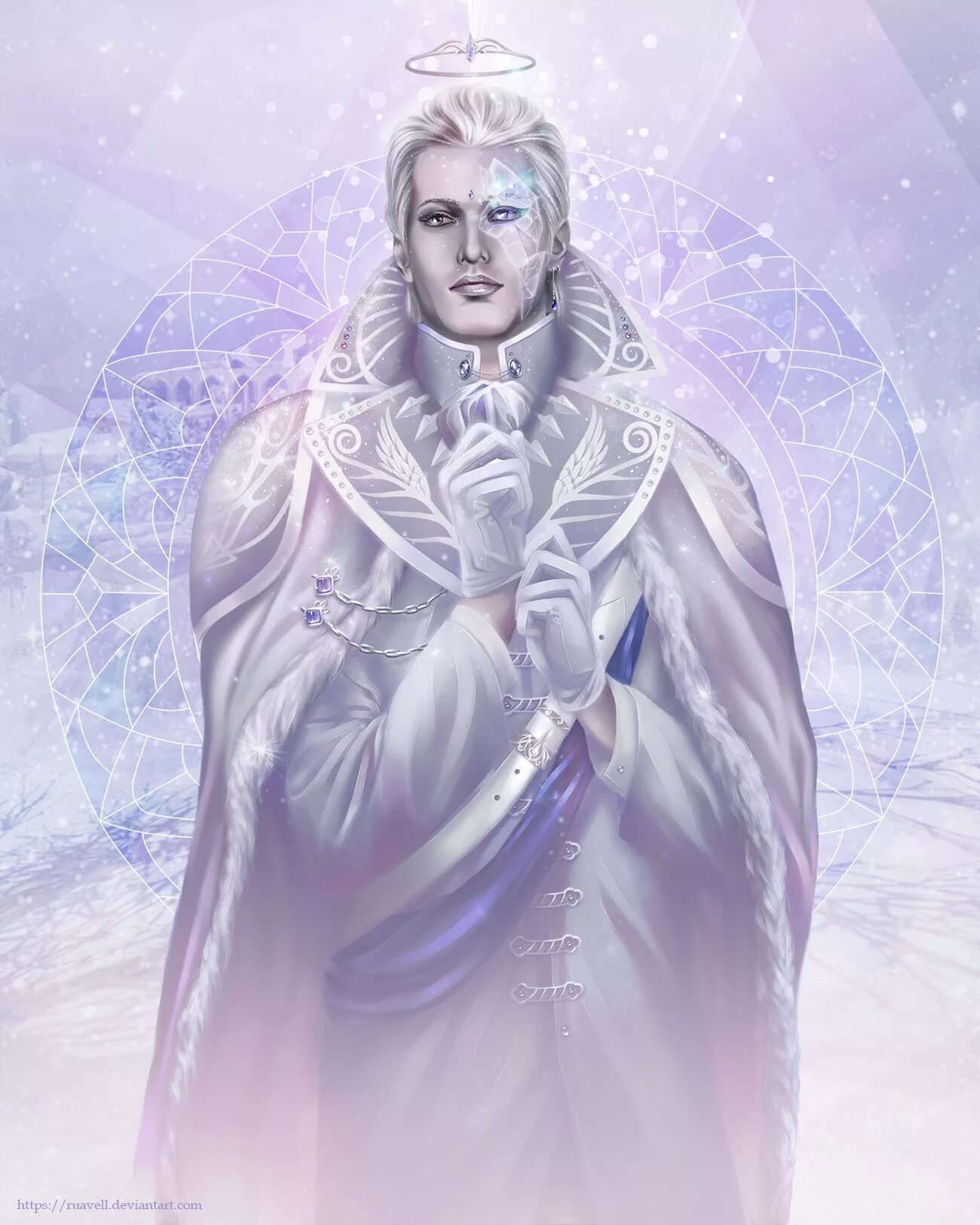 Ледяной маг Король. Снежный Эльф арт. Туидхана, Королева темных эльфов. Викарий Виртур.