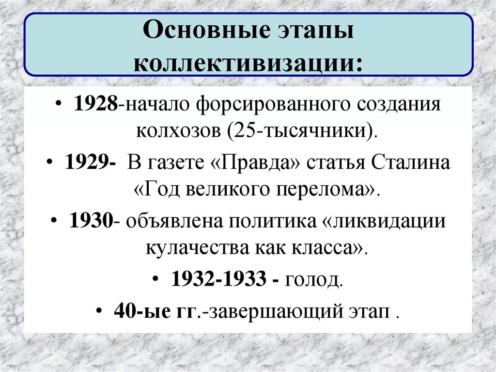 Основные этапы коллективизации. Этапы политики коллективизации. Основные итоги коллективизации. Этапы коллективизации в СССР.