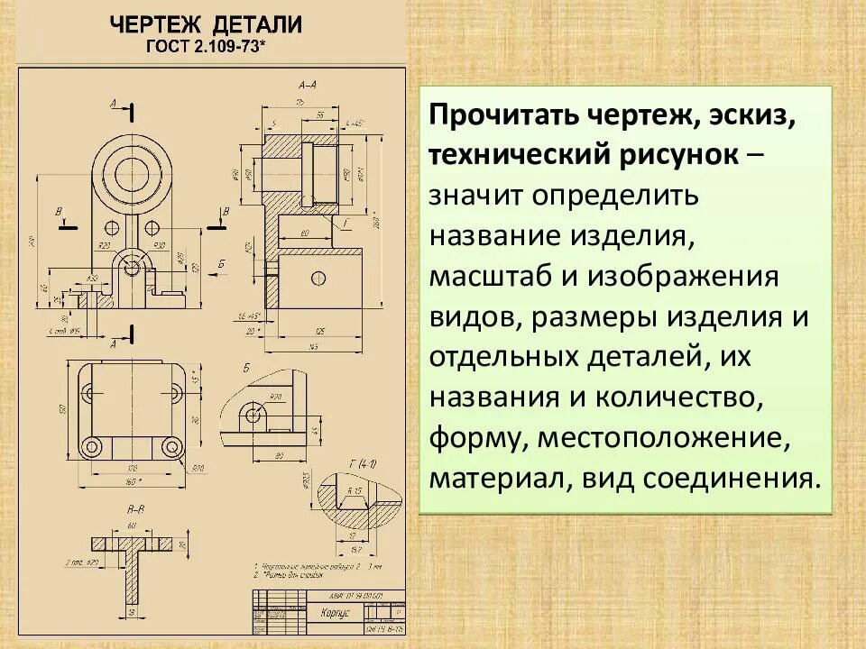 Количество деталей в изделии. Правила чтения чертежей. Как правильно научиться читать чертежи. Как читать чертежи деталей. Как прочитать чертеж детали.