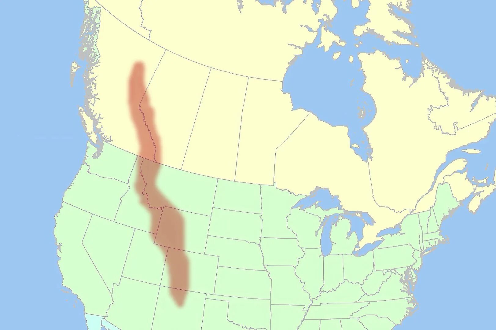 На севере северной америки расположен огромный. Скалистые горы на карте Северной Америки. Скалистые горы и Кордильеры на карте Северной Америки. Скалистые горы США на карте. Скалистые горы Кордильеры.