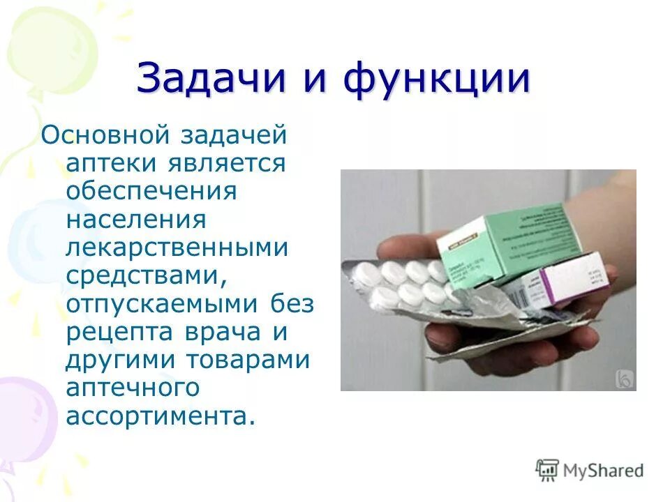 Аптека и ее деятельность