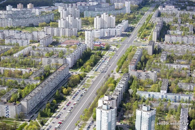 Ленинский район города минска. Район Серебрянка в Минске. Ленинский район Минск. Ленинский проспект Минск. Минск с высоты птичьего полета.