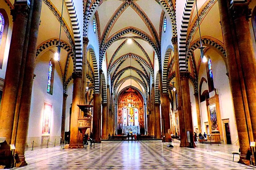 Базилика Santa Maria Novella, Флоренция. Di santa maria