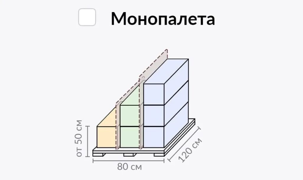 Монопаллета вб