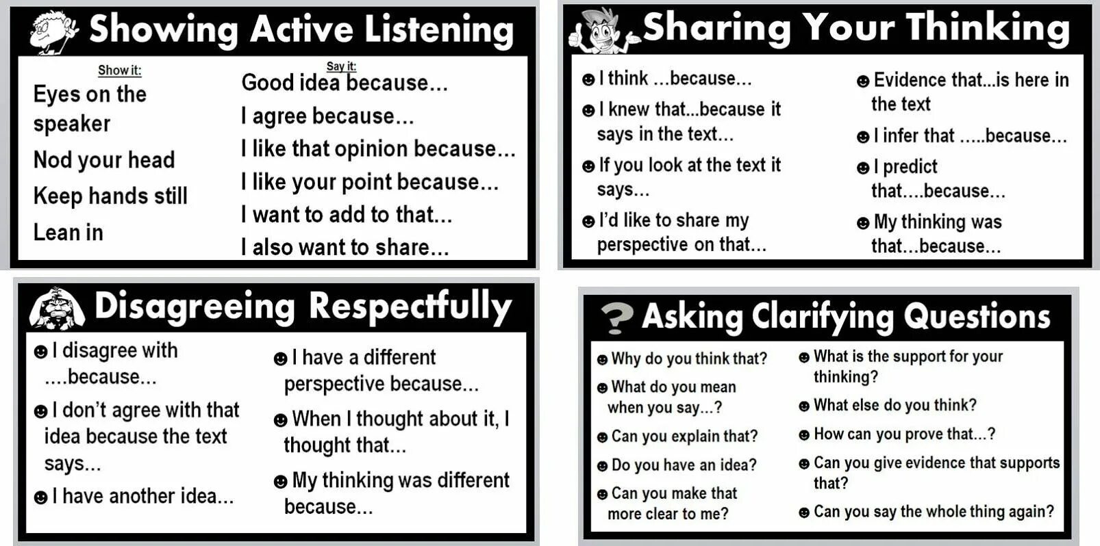 Sentences and thinking. Interesting handouts. Handout пример. Listening handouts. Sentence Starters for speaking.