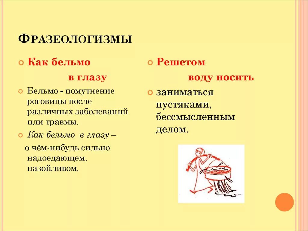 Фразеологизм эти пуговицы бросились мне в глаза. Решетом фразеологизм. С глазу на глаз фразеологизм. Как бельмо на глазу фразеологизм. Раздражать фразеологизм.