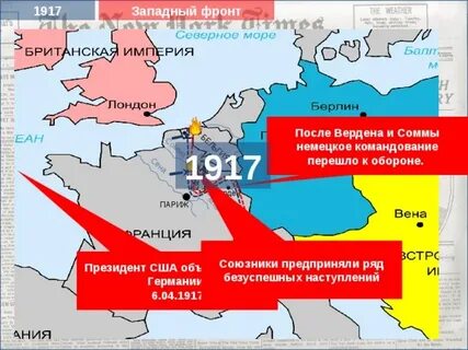 Фронты 1917 года