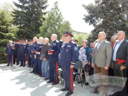 Открытие памятника волжский