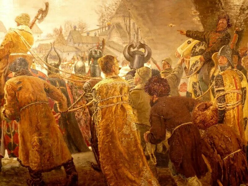 Картина восстание. Ведут псов-рыцарей во Псков. Гавриил Горелов ведут псов-рыцарей во Псков. Горелов восстание Болотникова картина. Художник г. Горелов восстание Болотникова.