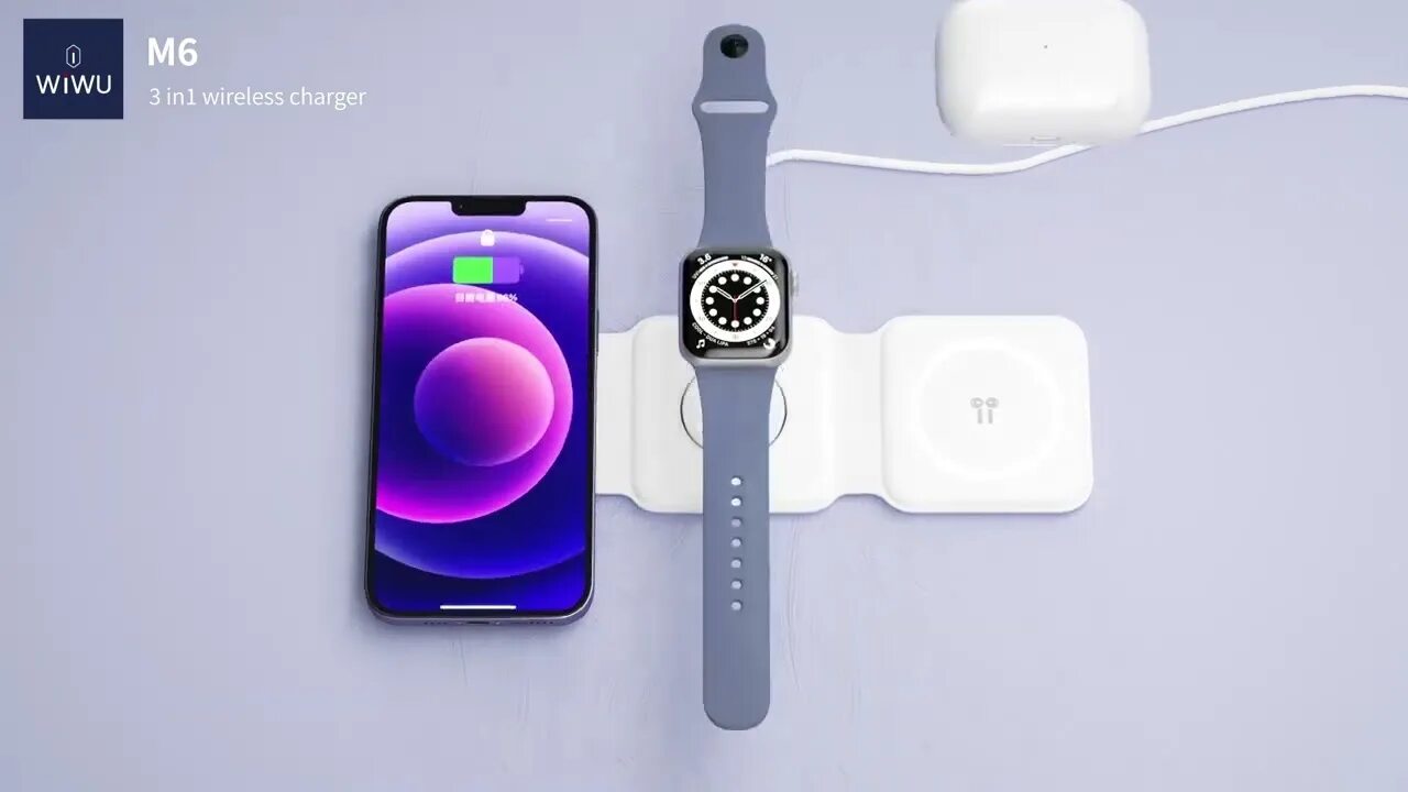 Wiwu зарядка. Wiwu m6 power air 3in1. airpower wireless charger. magnetic wireless charger 3 в 1. wireless charger 3in1 15w fast.