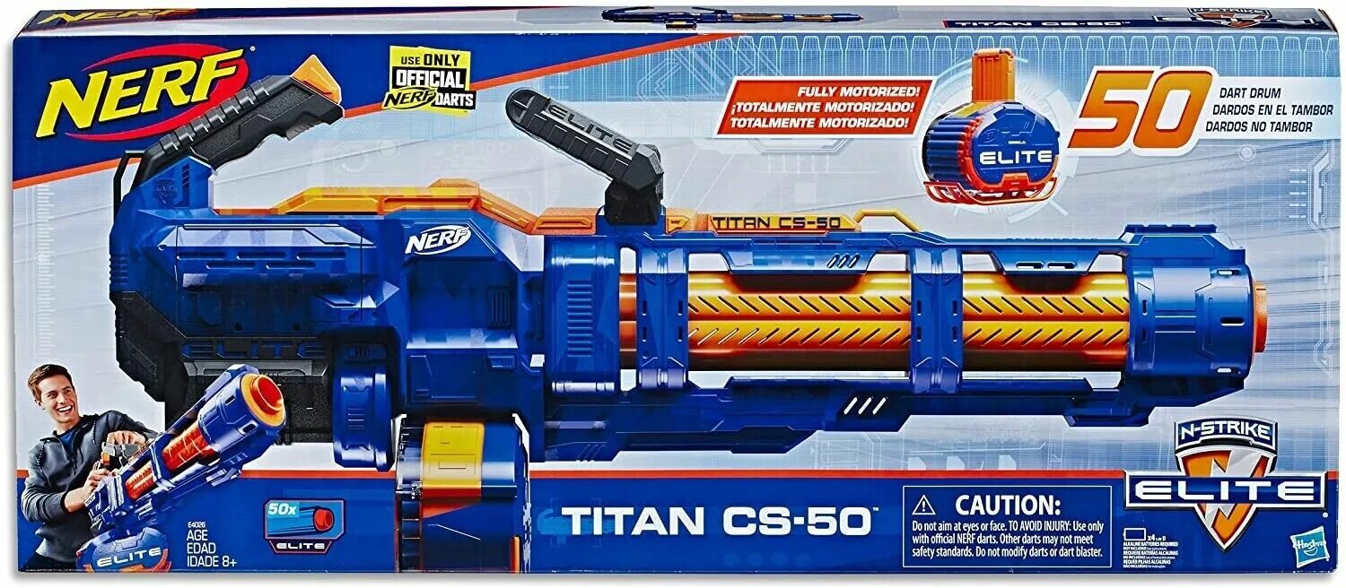 Бластер нерф элит титан. Нёрф титан кс 50. Titan elite. Nerf elite titan cs-50. Бластер hasbro nerf элит титан cs-50, e2865.