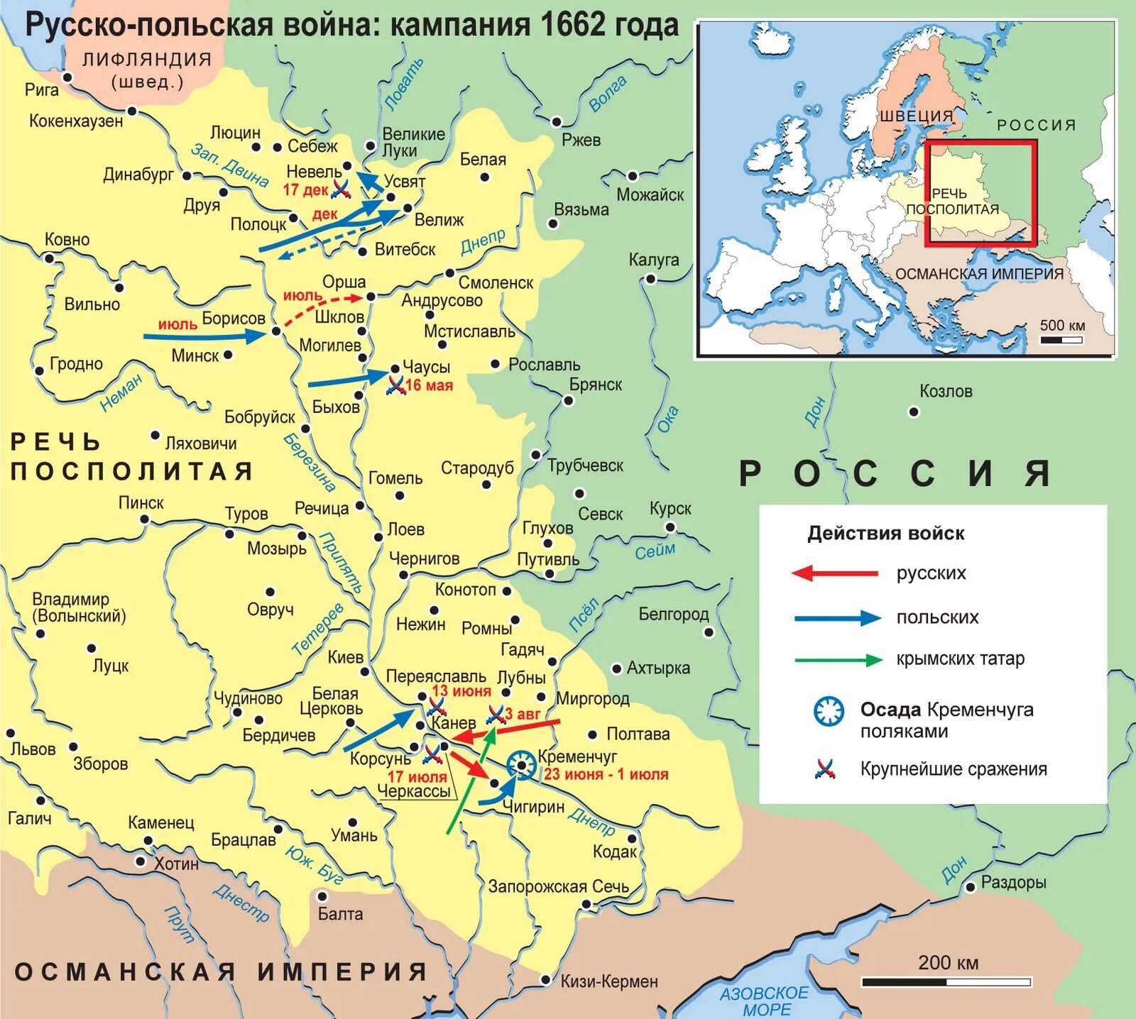 Вторжение речи посполитой и швеции