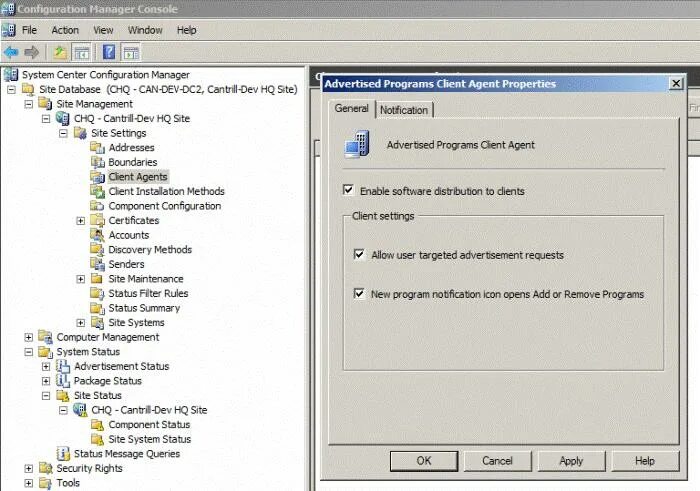 Windows установить агент