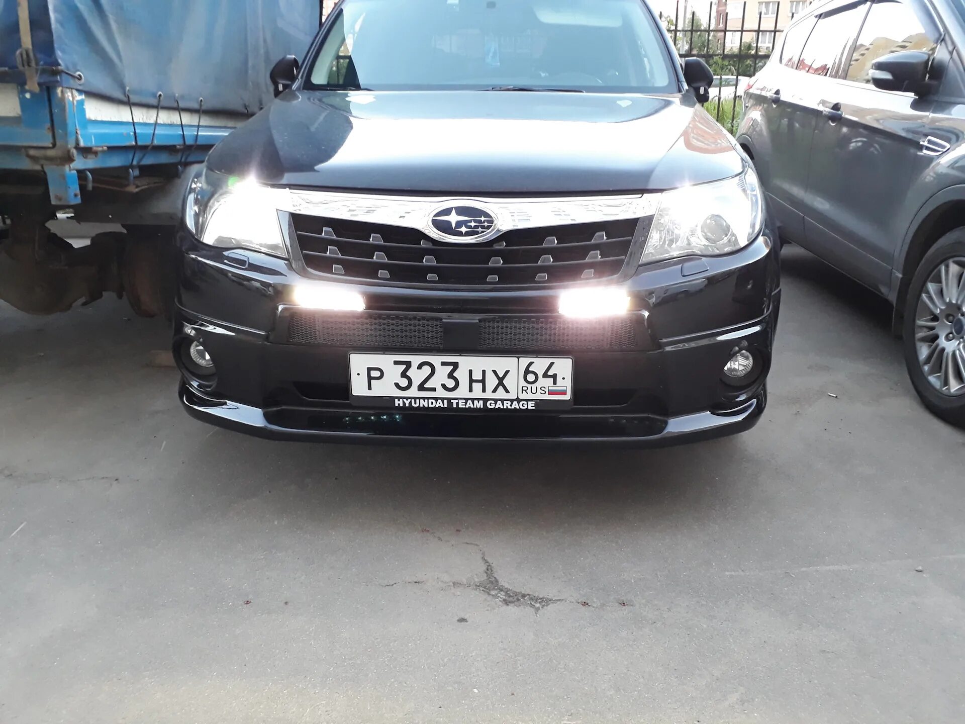 Дхо субару. Subaru Forester 2008 ДХО. ДХО Субару Форестер SJ. Ходовые огни Forester sh. Форестер sh ДХО.