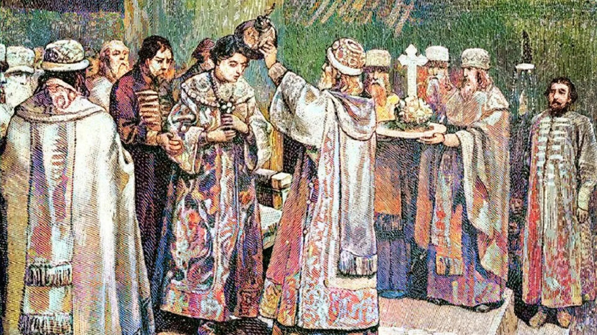 Венчание на царство Ивана Грозного. 1547 Венчание Ивана Грозного. Венчание Ивана 4 на царство.