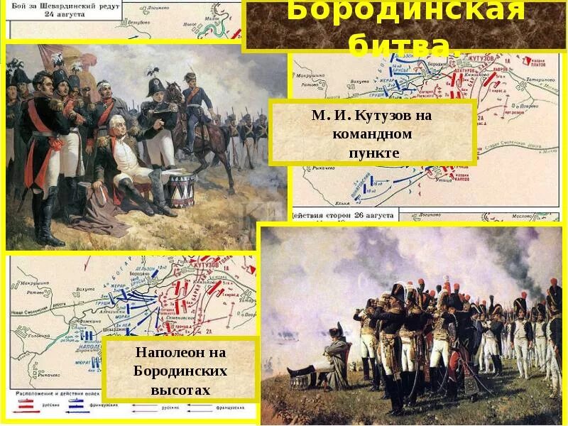 Бородинское сражение какие главы. Бородинская битва 1812 Кутузов. Бородинская битва 1812 Кутузов и Наполеон.
