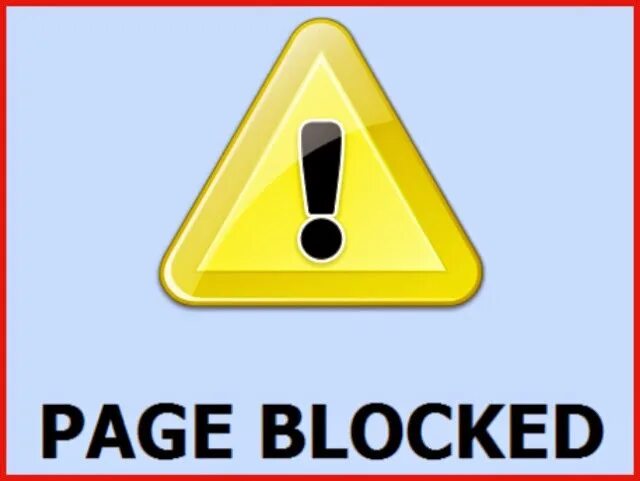 Your computer is blocking. Your computer is blocking