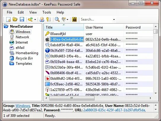 Password url