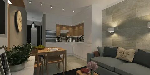 Кухня гостиная 16 м2
