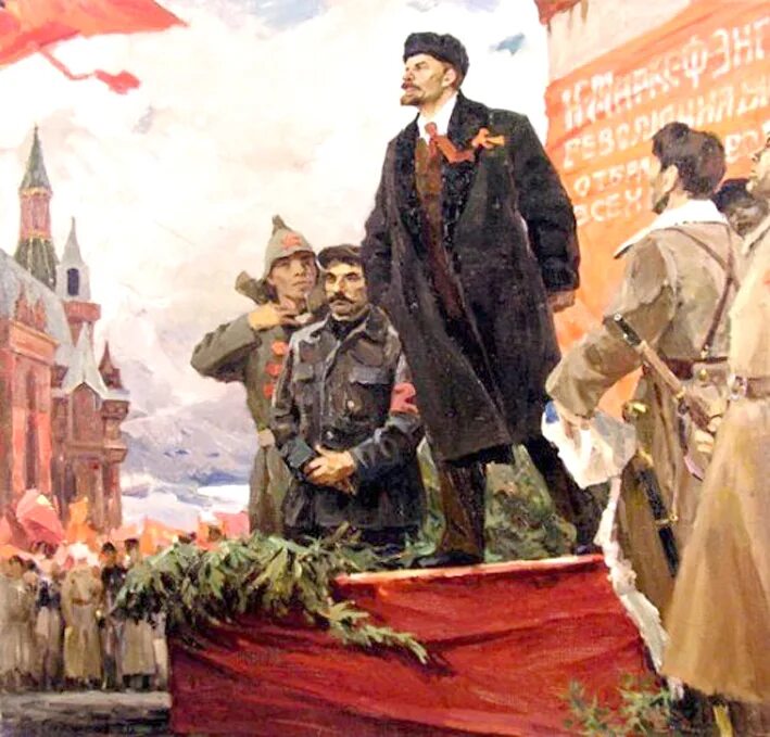 Искусство великой россии. Ленин Октябрьская революция 1917. Ленин на броневике 1917.