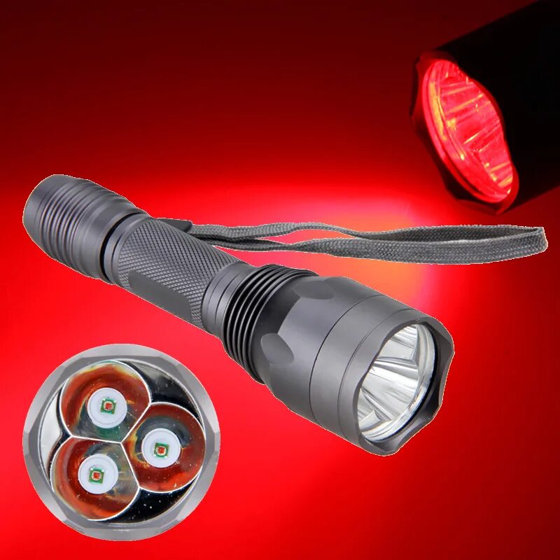 Охотничий фонарь. Фонарь q-999t6. фонарь led tactical green. светодиодный тактический фонарь hq956p90. red line фонарь тактический.
