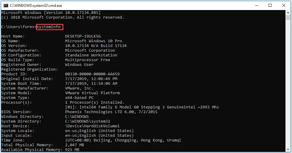 System boot time