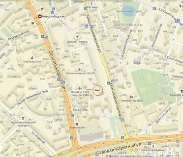 Новослободская как доехать