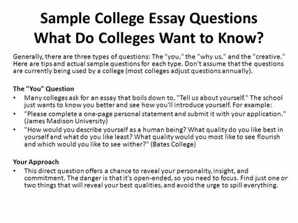 Essay topics
