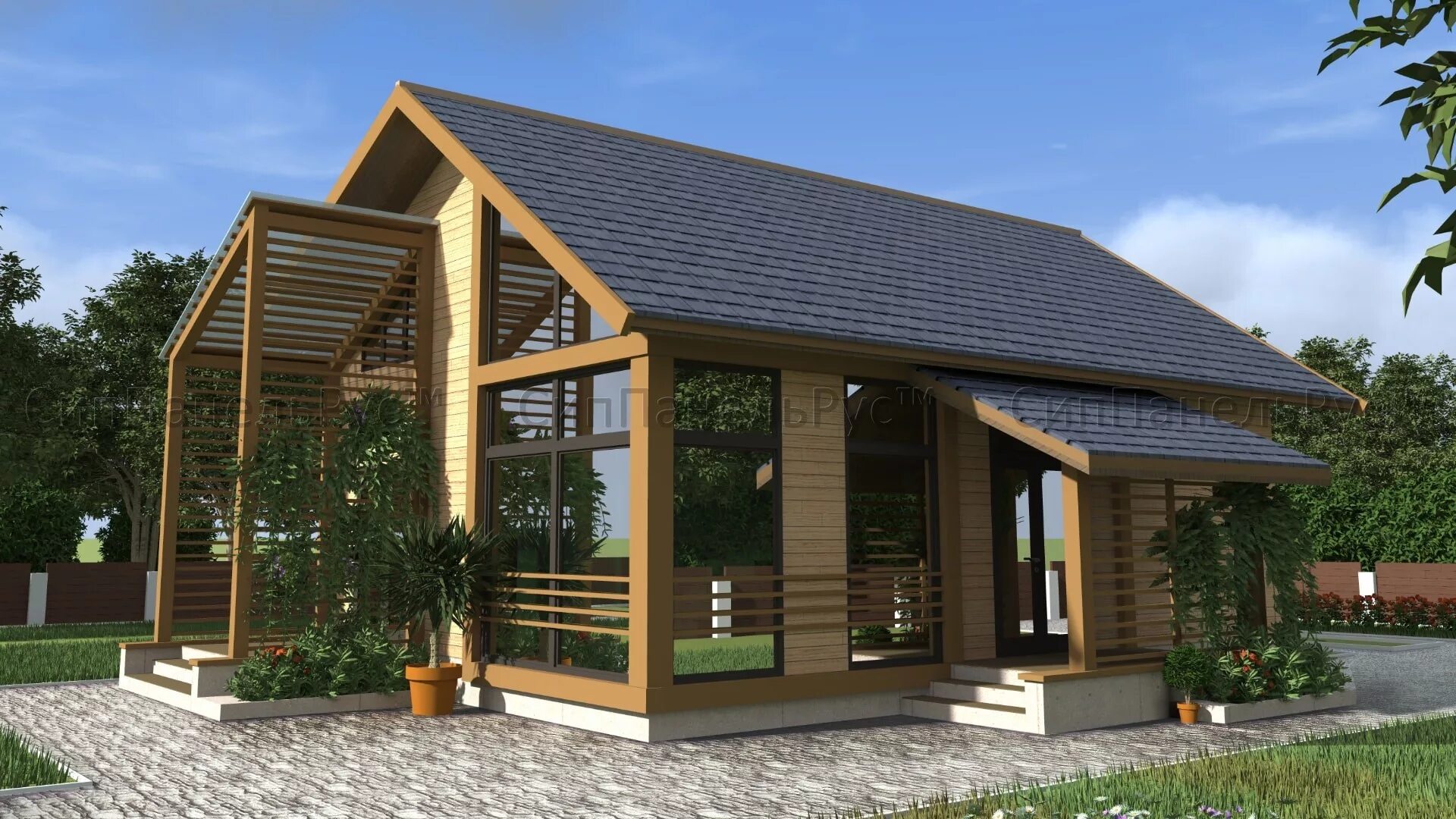Каркасный дом проект ростов Kuban Karkas, summer house construction, Russia, Krasnodar, Novorossiyskaya ulit