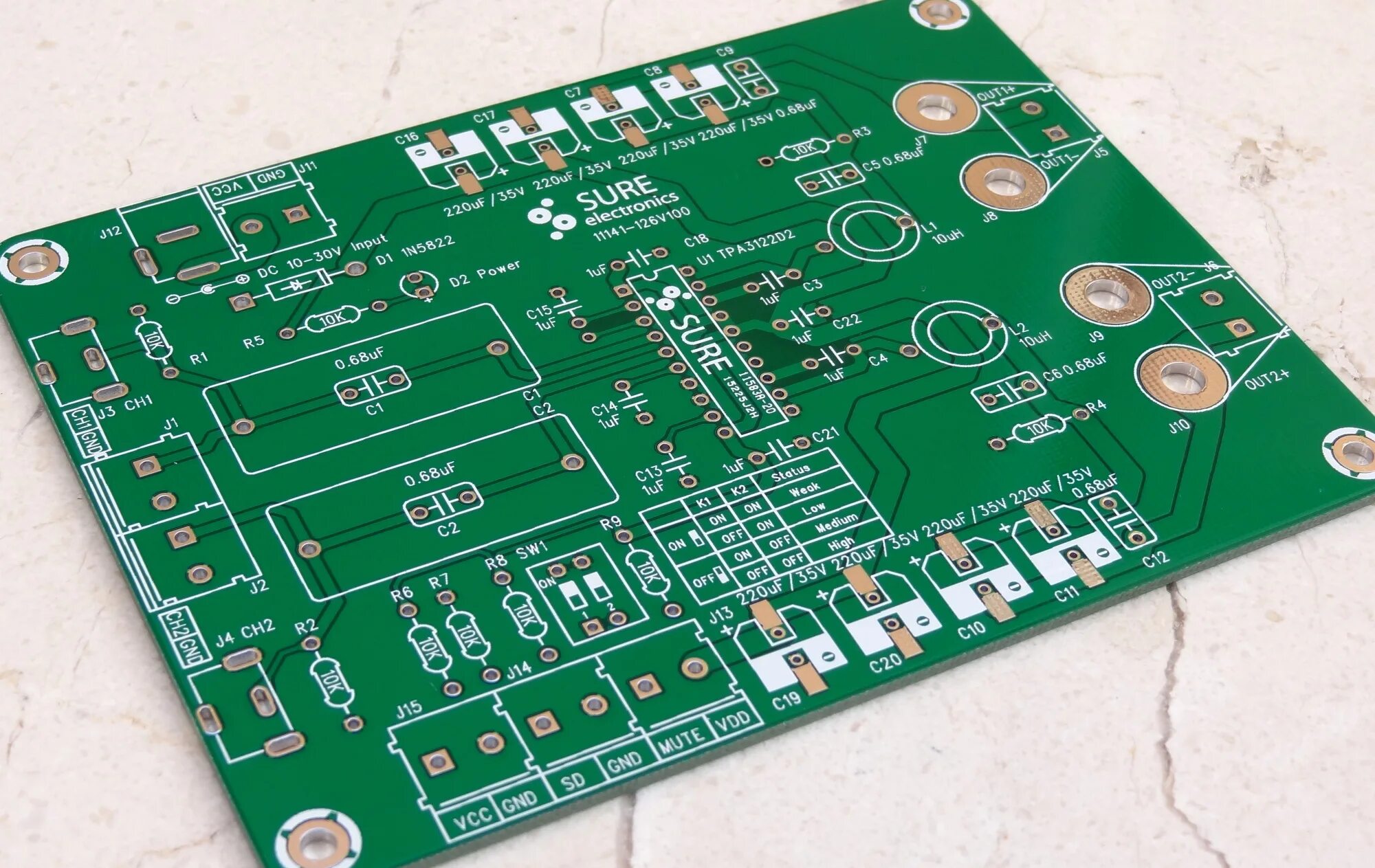 RDC2-0034a, Усилитель мощности класса D. TPA3255, PurePath, 315Вт Stereo или 600