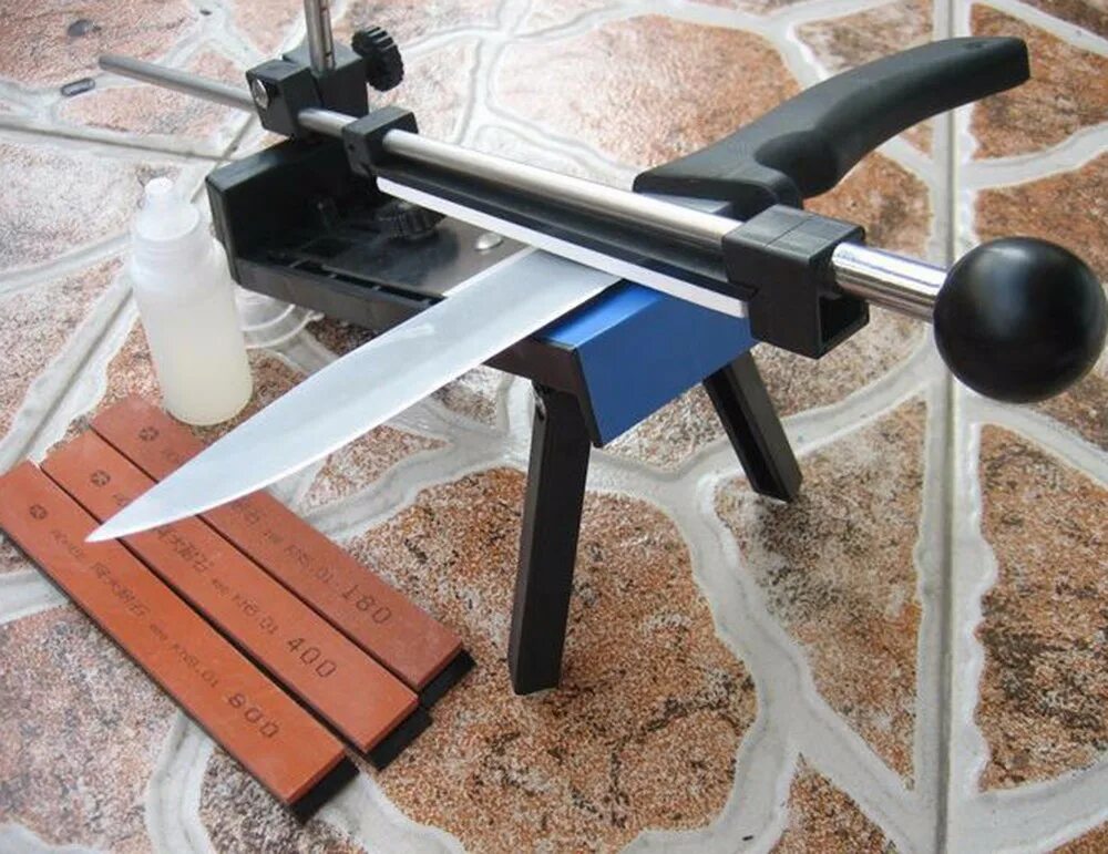 Угол для точильного станка для ножей. Ruixin pro 003. Угол для точильного станка для ножей. Точилка для ножей с регулируемым углом заточки. Точилка для ножей артикул: 32805.