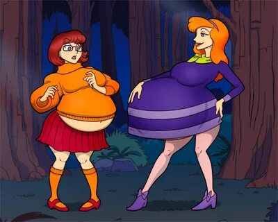 riddleaugust, deviantart, body inflation, belly expansion, big belly, scoob...