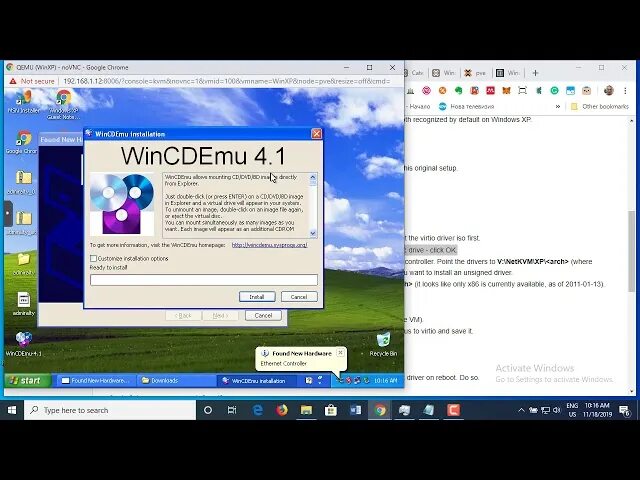 Qemu windows 7. Qemu windows. wincdemu. qemu.