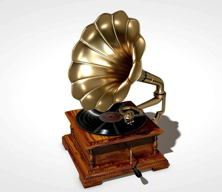 Какого года граммофон. Патефон 3d model. граммофон 3d models. граммофон 3д макс. динамик граммофона 3д увеличитель.
