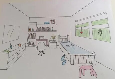 Комнаты маленькие рисовать
