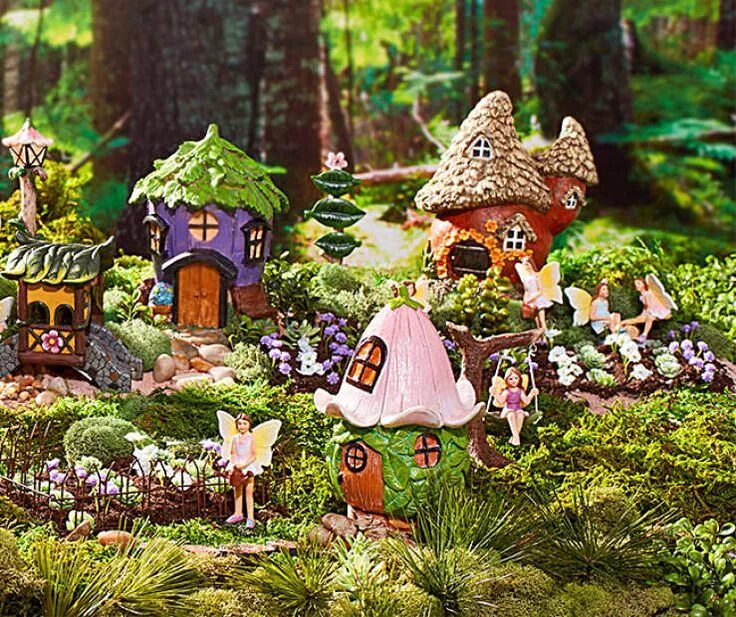 Fairy village. Домик феи своими руками. Домик для эльфов в саду. Сад с феями домики.