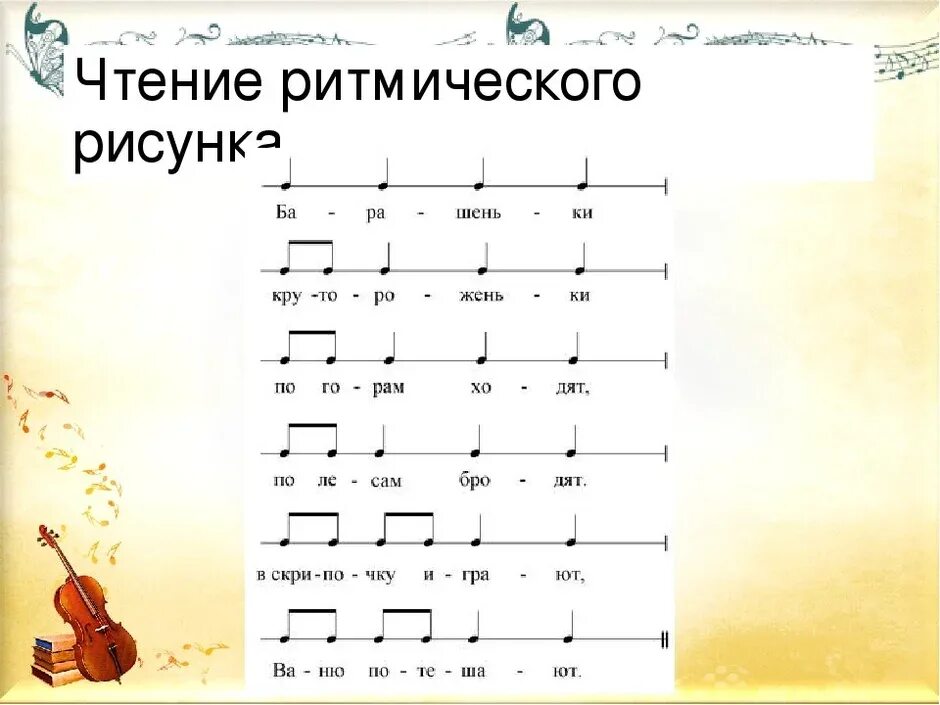 Повторение звуков на разной высоте