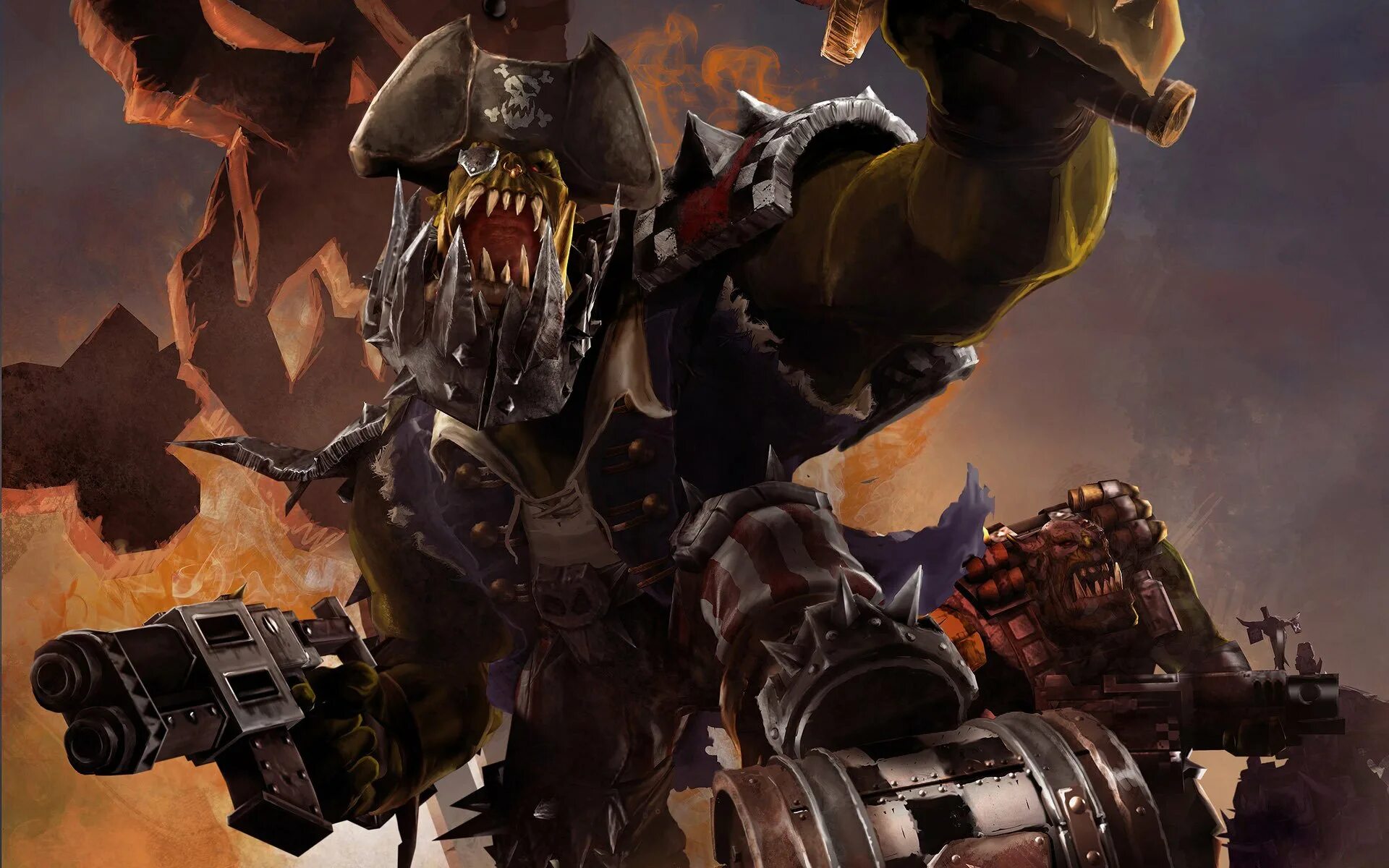 Warhammer 40000 ii. Вархаммер 40000. варбосс орков вархаммер 40000. warhammer 40000 орки.
