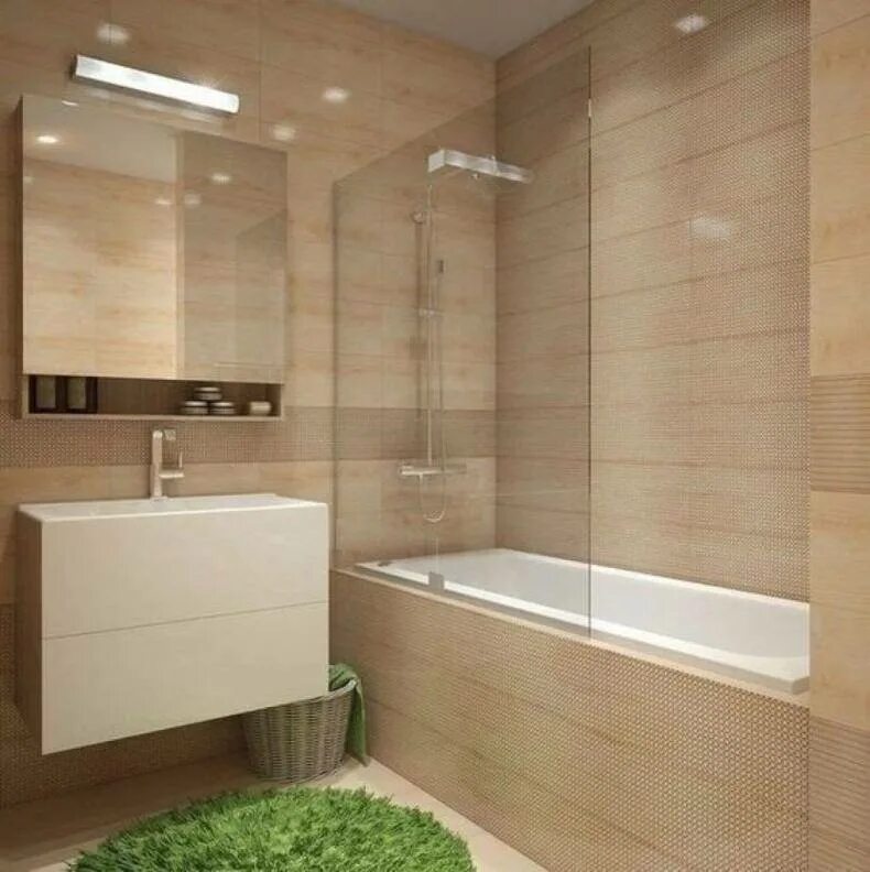 Плитка в маленькой ванне фото. Бежевая ванная. Ванная интерьер. Современная плитка в ванну. Интерьер ванной комнаты в современном стиле.