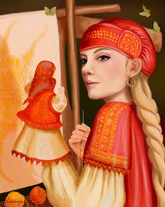 Какой была девочка в сказке