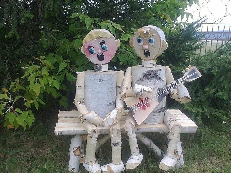 Pin on Kıbrıs Garden crafts, Wood log crafts, Wooden decor