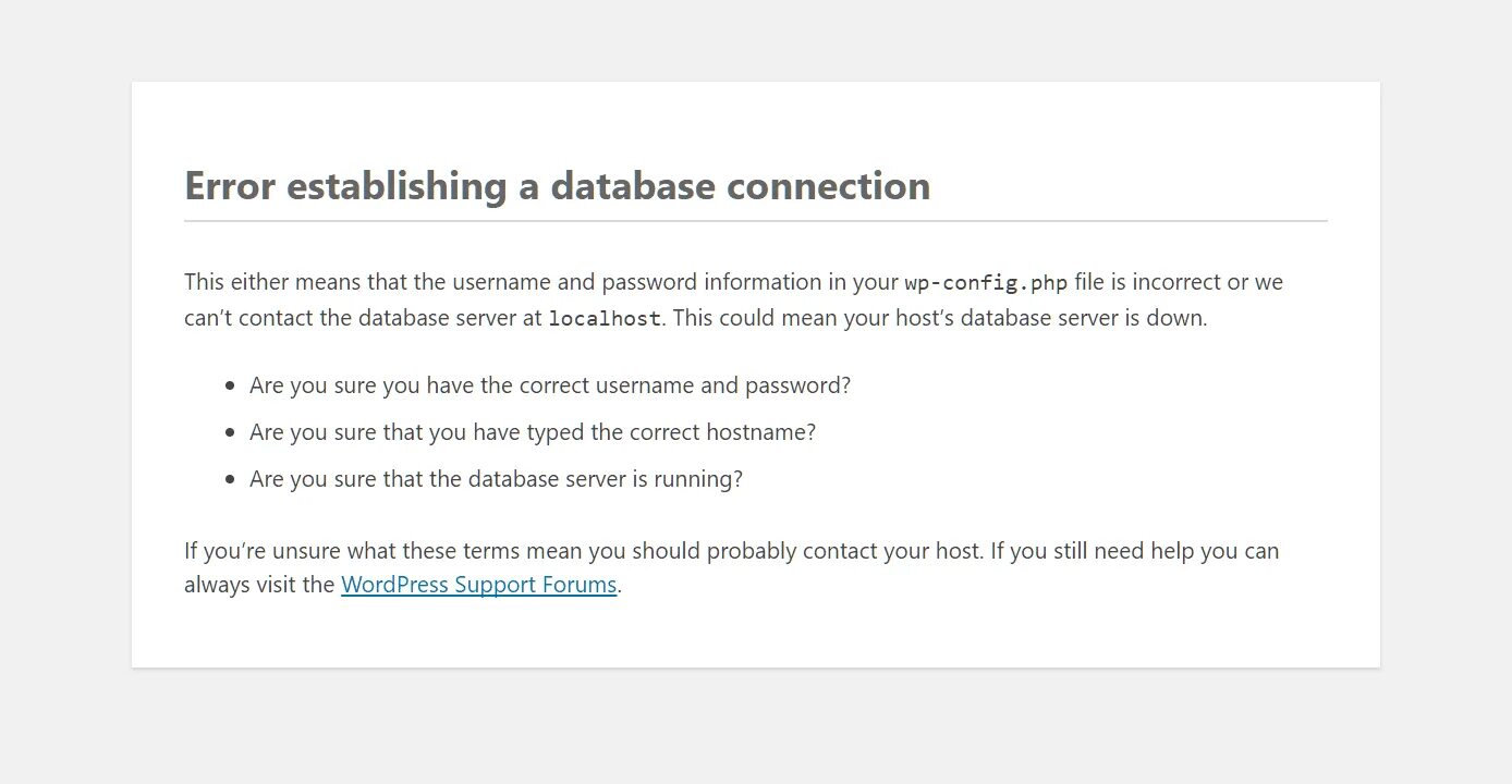 Pgsql connection error. Error establishing a database connection. WORDPRESS Error. Error establishing a database connection xamp. Connection Error перевод на русский.