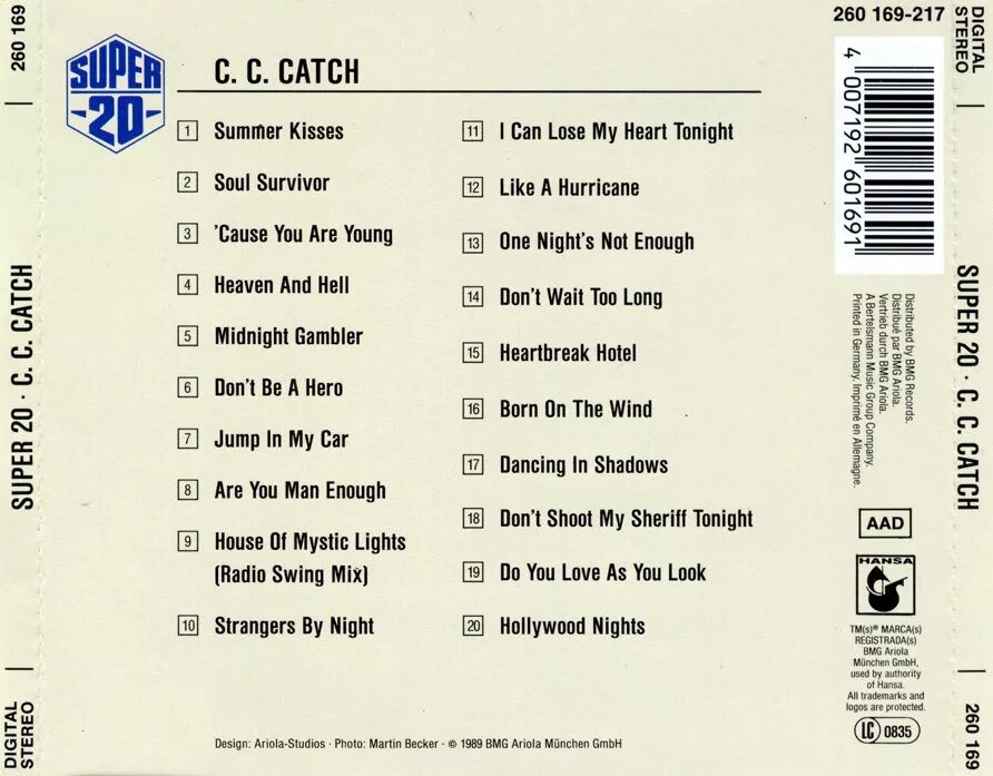 Перевод песни cause. C.C.catch 1989 super 20. 1987 - Like a Hurricane c.c. catch CD обложка. C.C.catch catch the catch аудиокассеты. C.C.catch catch the catch 1986 аудиокассеты.