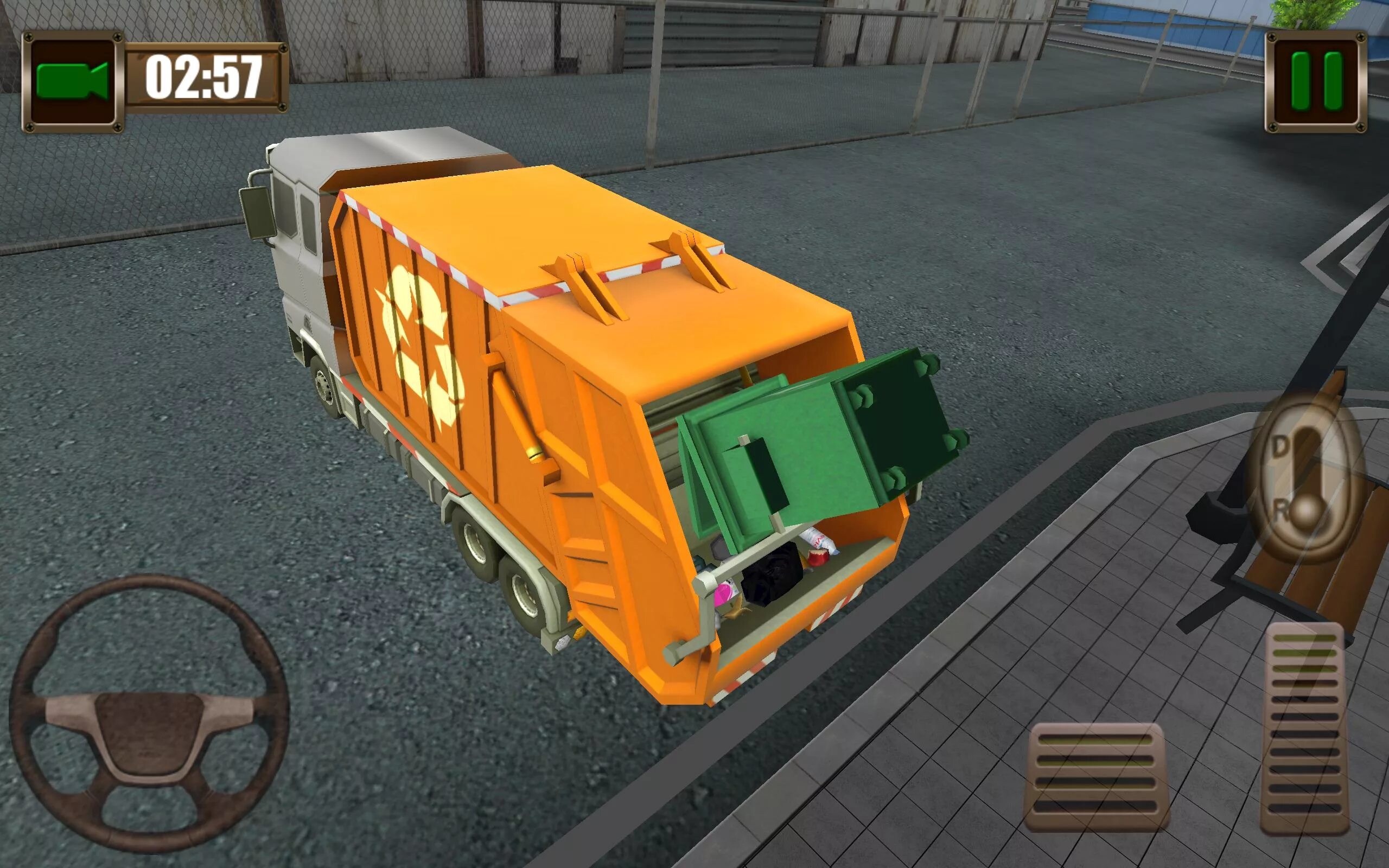 Garbage Truck Simulator. Игра мусоровоз 3d. Garbage Truck Simulator Скриншоты. Летающий мусоровоз в игре.